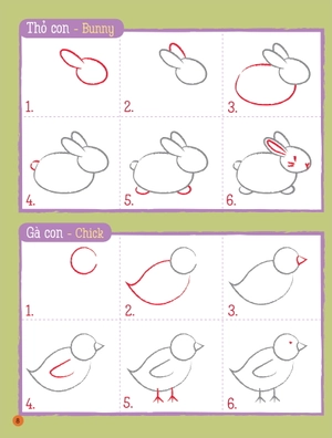 họa sĩ tí hon - learn to draw... animals! - nào, ta cùng học vẽ… các loài động vật! - Ảnh 4