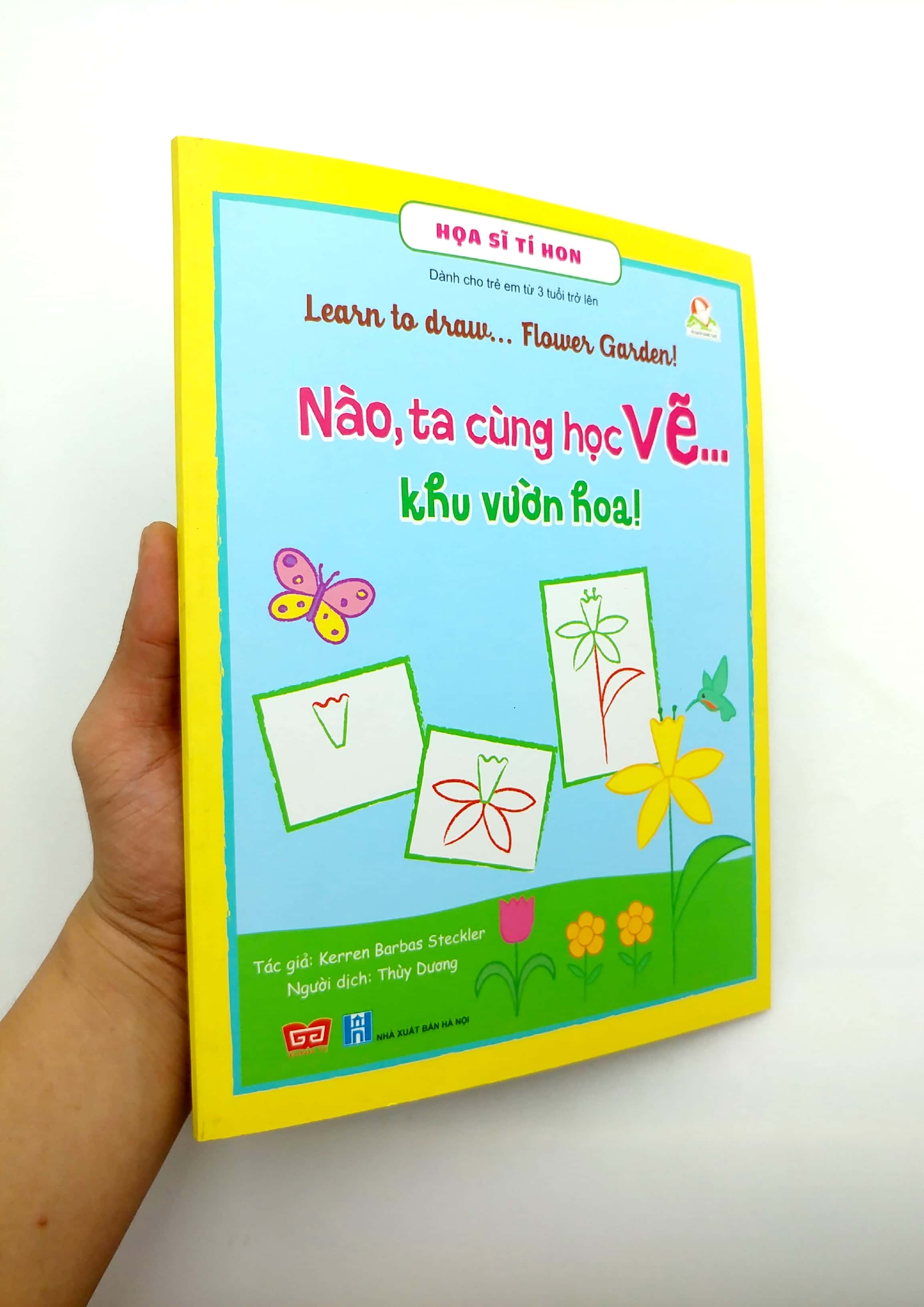 họa sĩ tí hon - learn to draw... flower garden! - nào, ta cùng học vẽ… khu vườn hoa! - Ảnh 6