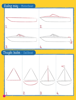 họa sĩ tí hon - learn to draw... things that go! - nào, ta cùng học vẽ… các loại phương tiện!