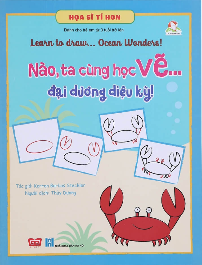 họa sĩ tí hon - nào, ta cùng học vẽ … đại dương kỳ diệu! - learn to draw … ocean wonders! - Ảnh 2