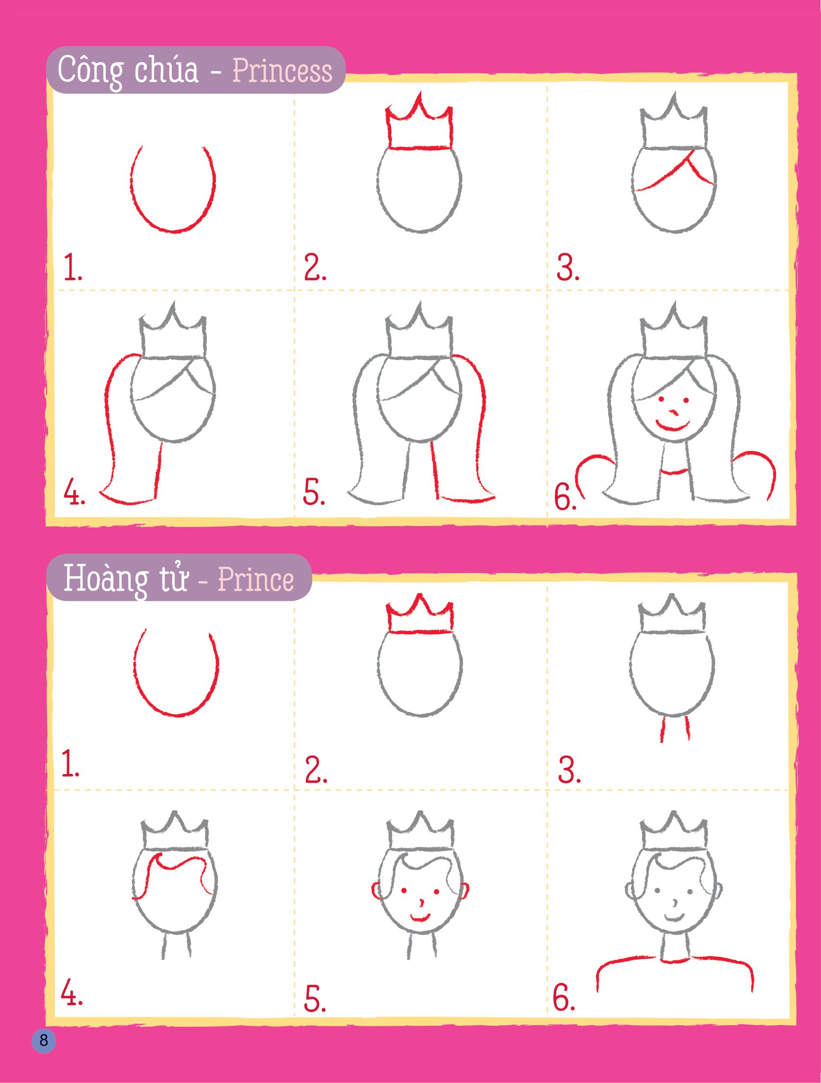 họa sĩ tí hon - nào, ta cùng học vẽ … vương quốc công chúa! - learn to draw … princess kingdom! - Ảnh 5