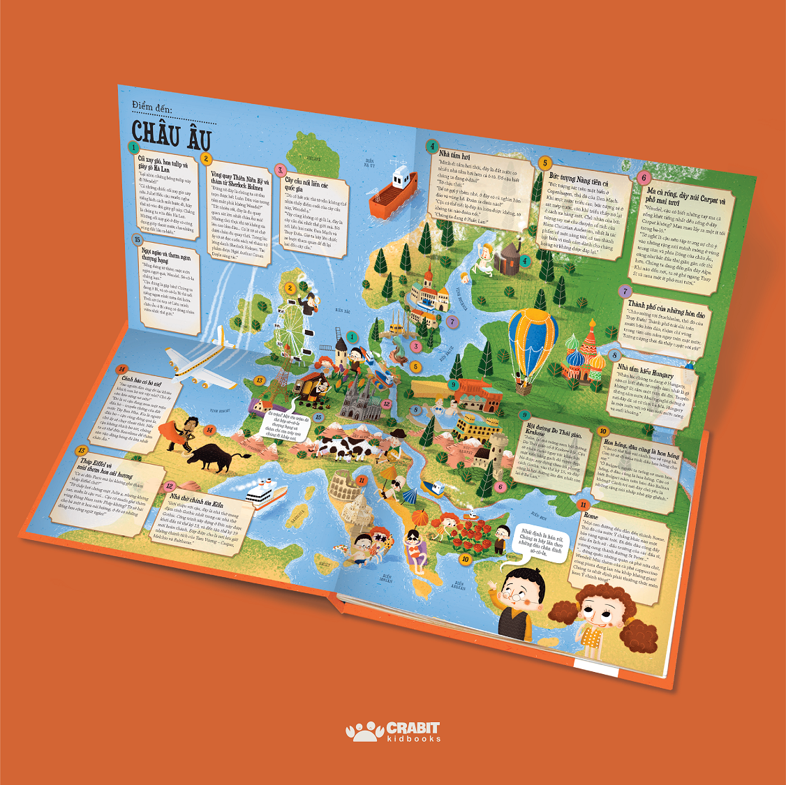 hỏa xa phiêu lưu ký - khám phám bảy lục địa trên thế giới - bìa cứng - Ảnh 7