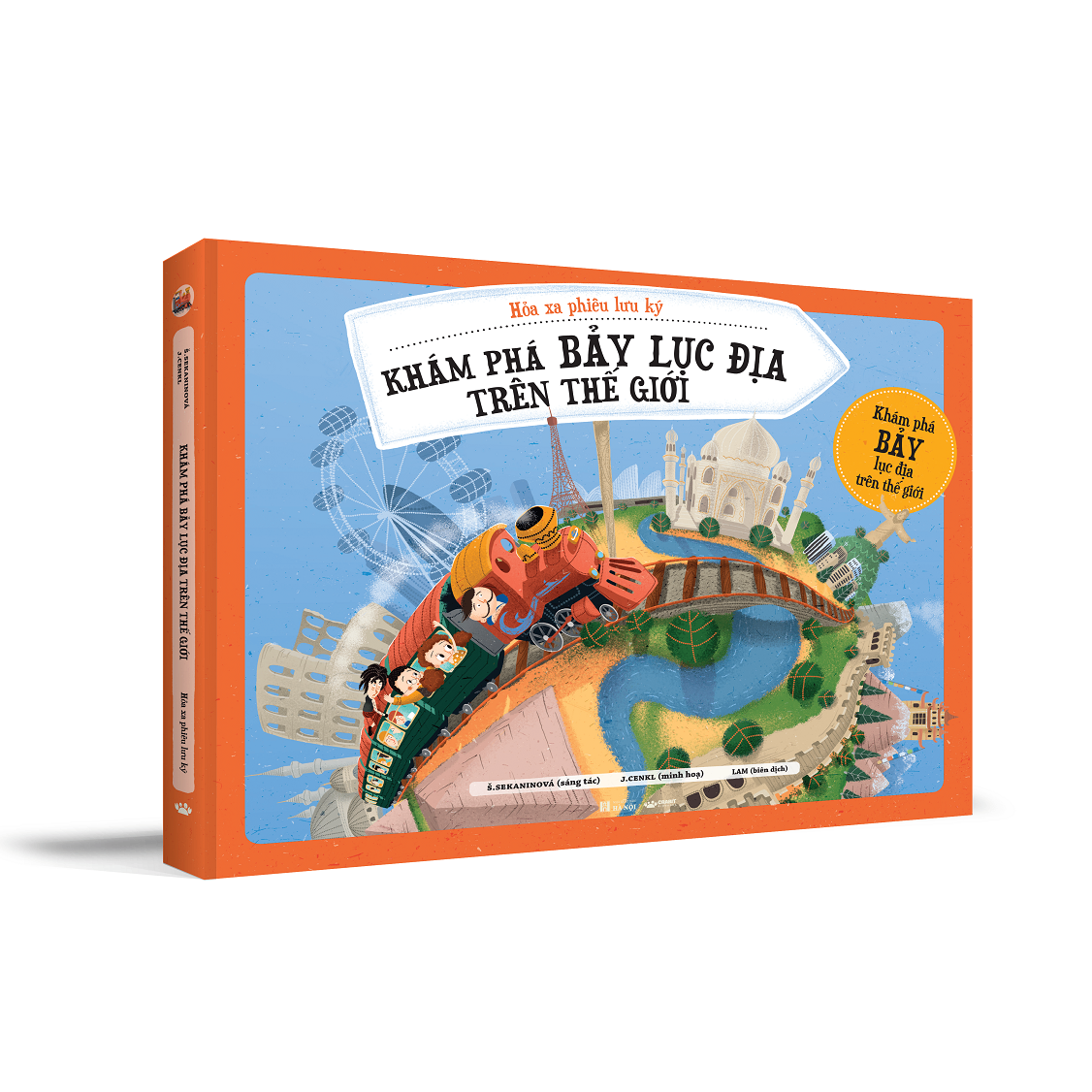 hỏa xa phiêu lưu ký - khám phám bảy lục địa trên thế giới - bìa cứng - Ảnh 8