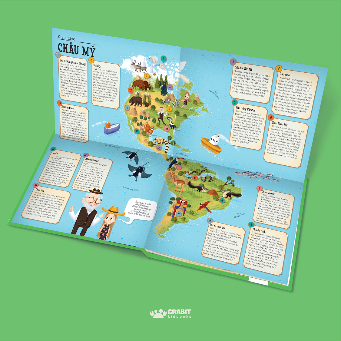 hỏa xa phiêu lưu ký - tìm hiểu các loài động vật trên thế giới - bìa cứng - Ảnh 6