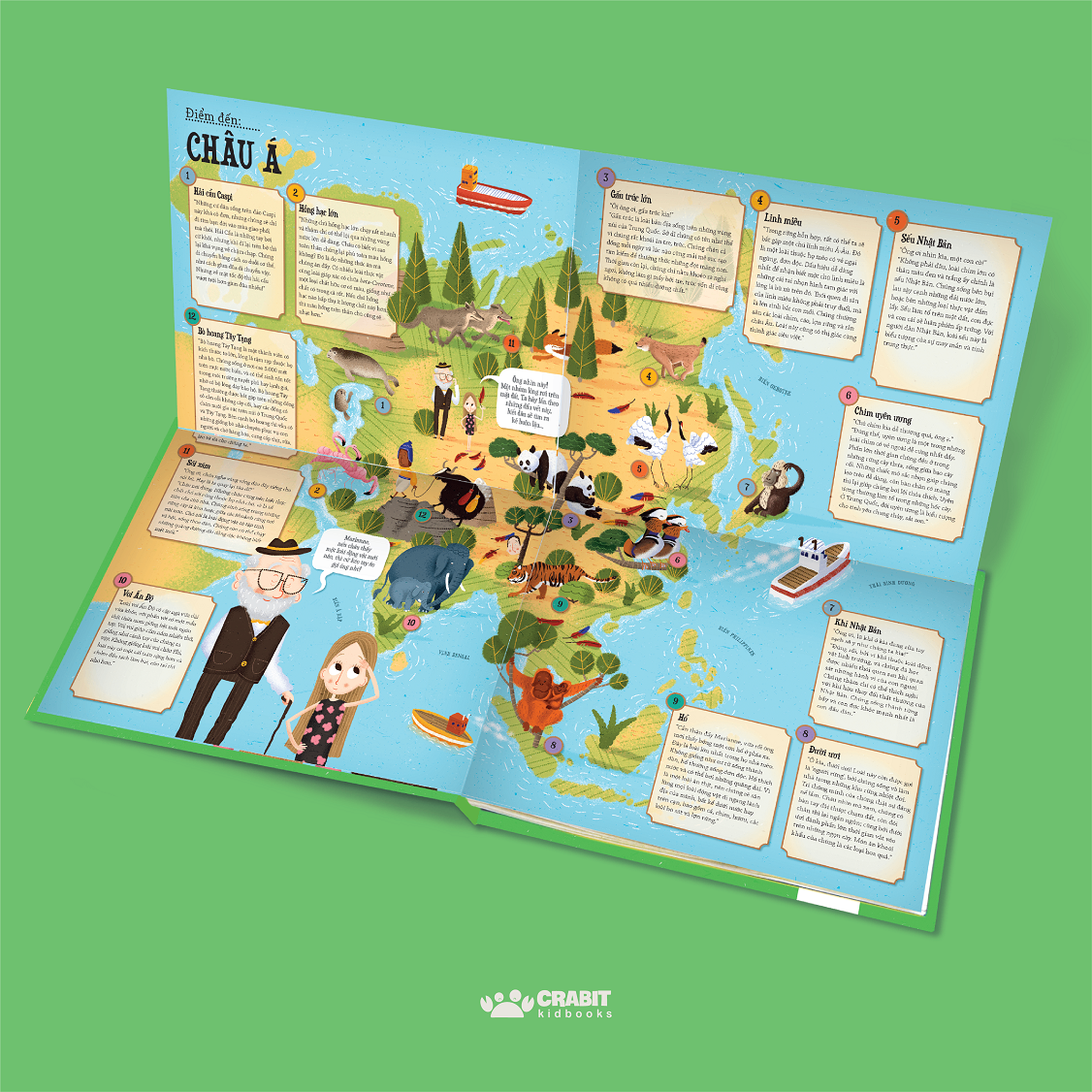 hỏa xa phiêu lưu ký - tìm hiểu các loài động vật trên thế giới - bìa cứng - Ảnh 7