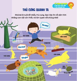 hoàn thiện kỹ năng 3-7 tuổi - bóc dán hình thông minh - động vật đáng yêu - Ảnh 3