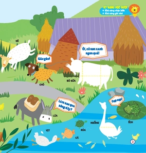 hoàn thiện kỹ năng 3-7 tuổi - bóc dán hình thông minh - động vật đáng yêu - Ảnh 5