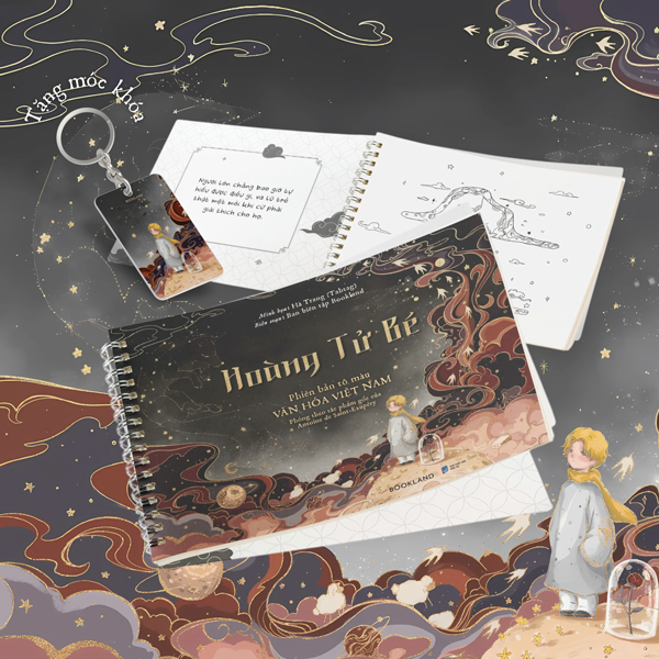 Hoàng Tử Bé - Phiên Bản Tô Màu Văn Hóa Việt Nam - Bản Đặc Biệt - Tặng Kèm Móc Khóa Hoàng Tử Bé