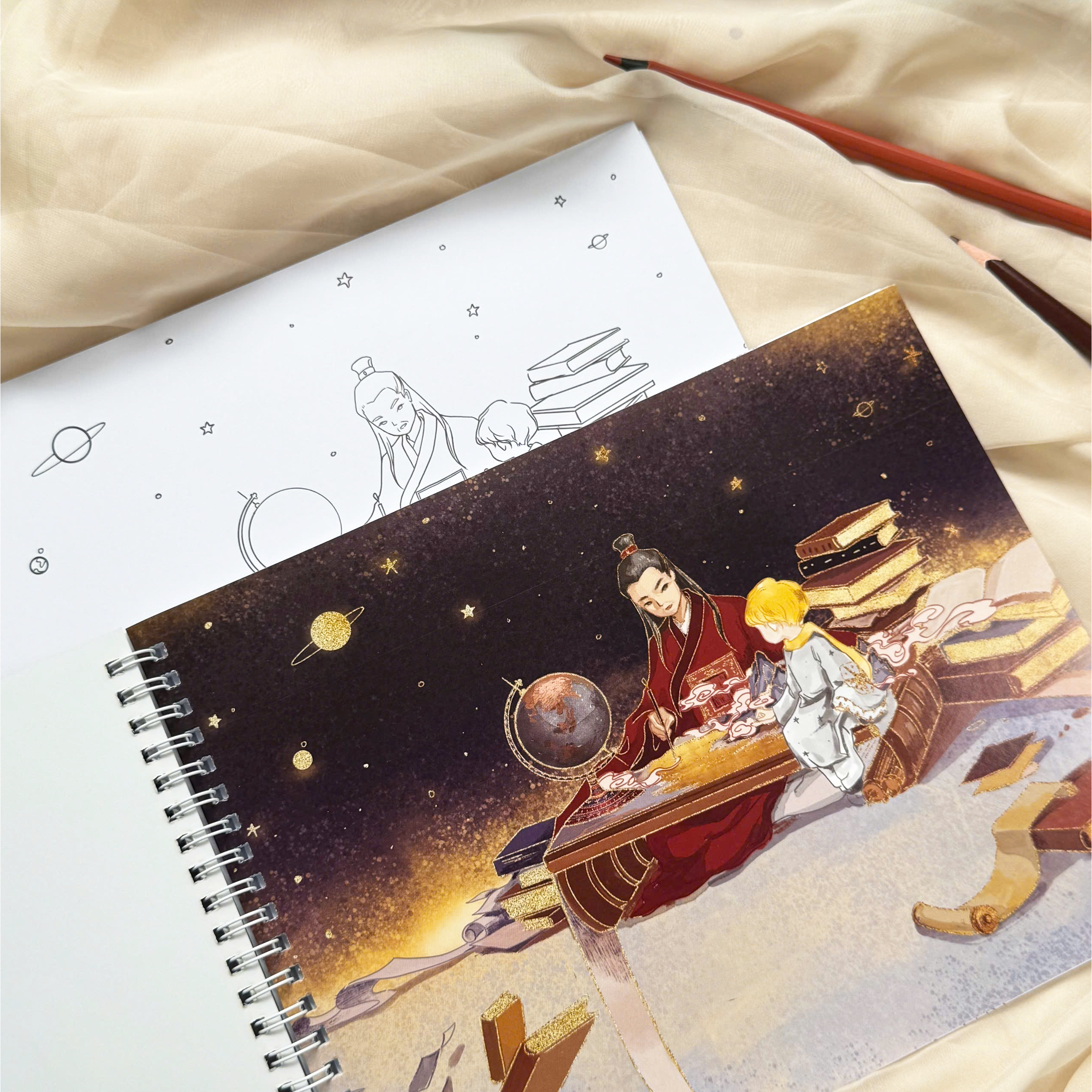 Hoàng Tử Bé - Phiên Bản Tô Màu Văn Hóa Việt Nam - Bản Đặc Biệt - Tặng Kèm Móc Khóa Hoàng Tử Bé - Ảnh 6