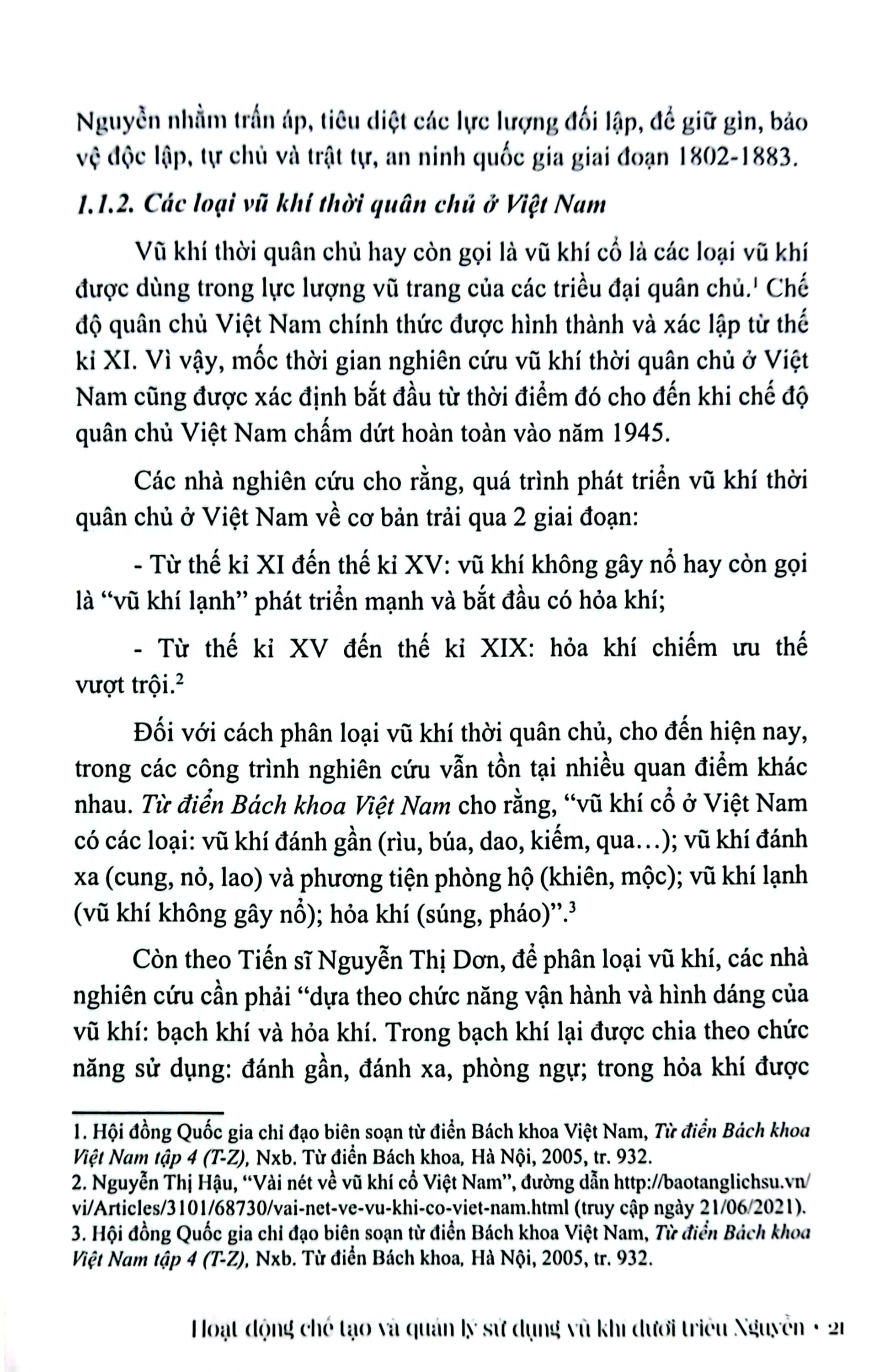hoạt động chế tạo và quản lý sử dụng vũ khí dưới triều nguyễn giai đoạn 1802 - 1883 (sách chuyên khảo) - Ảnh 13