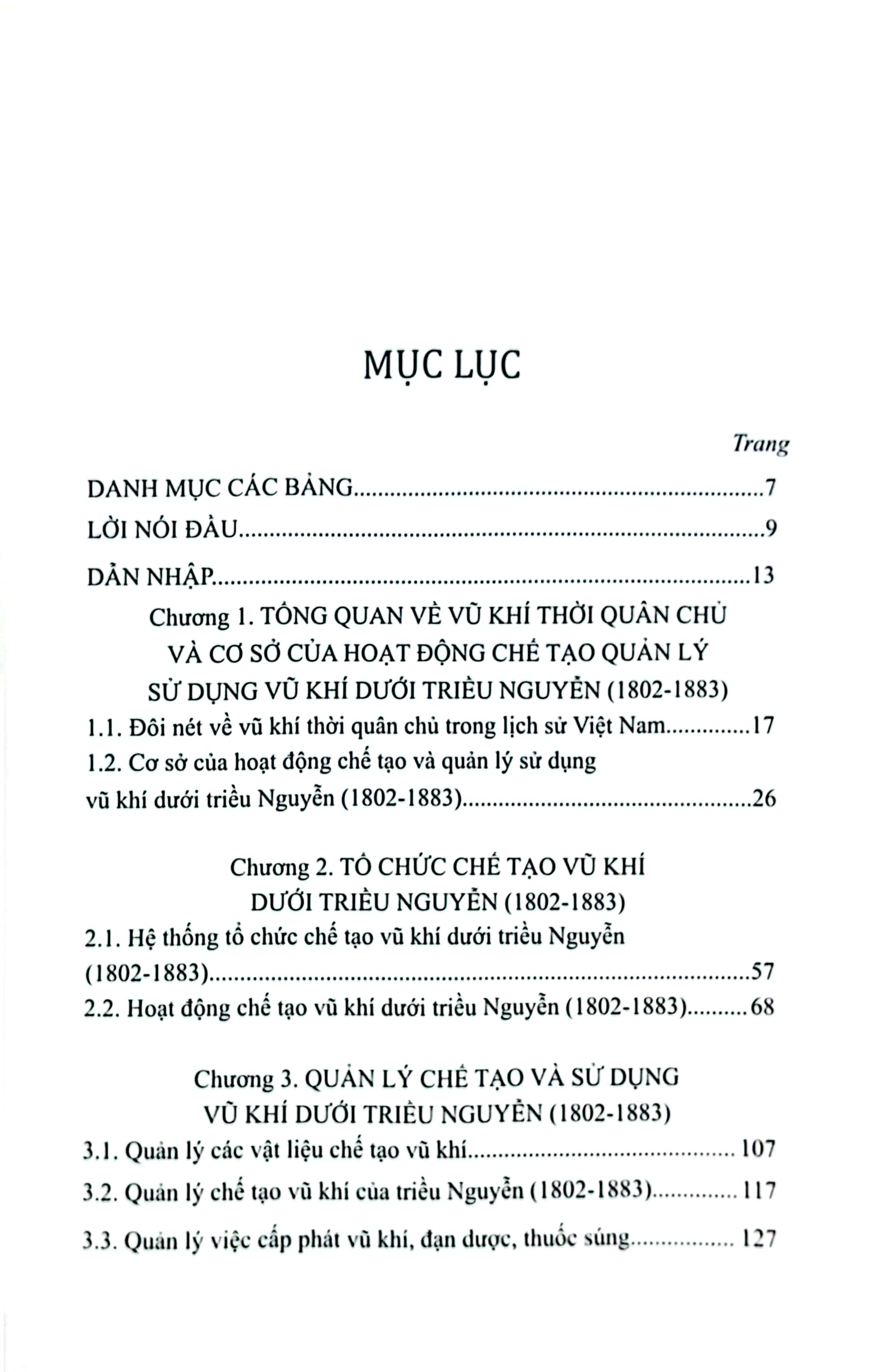 hoạt động chế tạo và quản lý sử dụng vũ khí dưới triều nguyễn giai đoạn 1802 - 1883 (sách chuyên khảo) - Ảnh 3