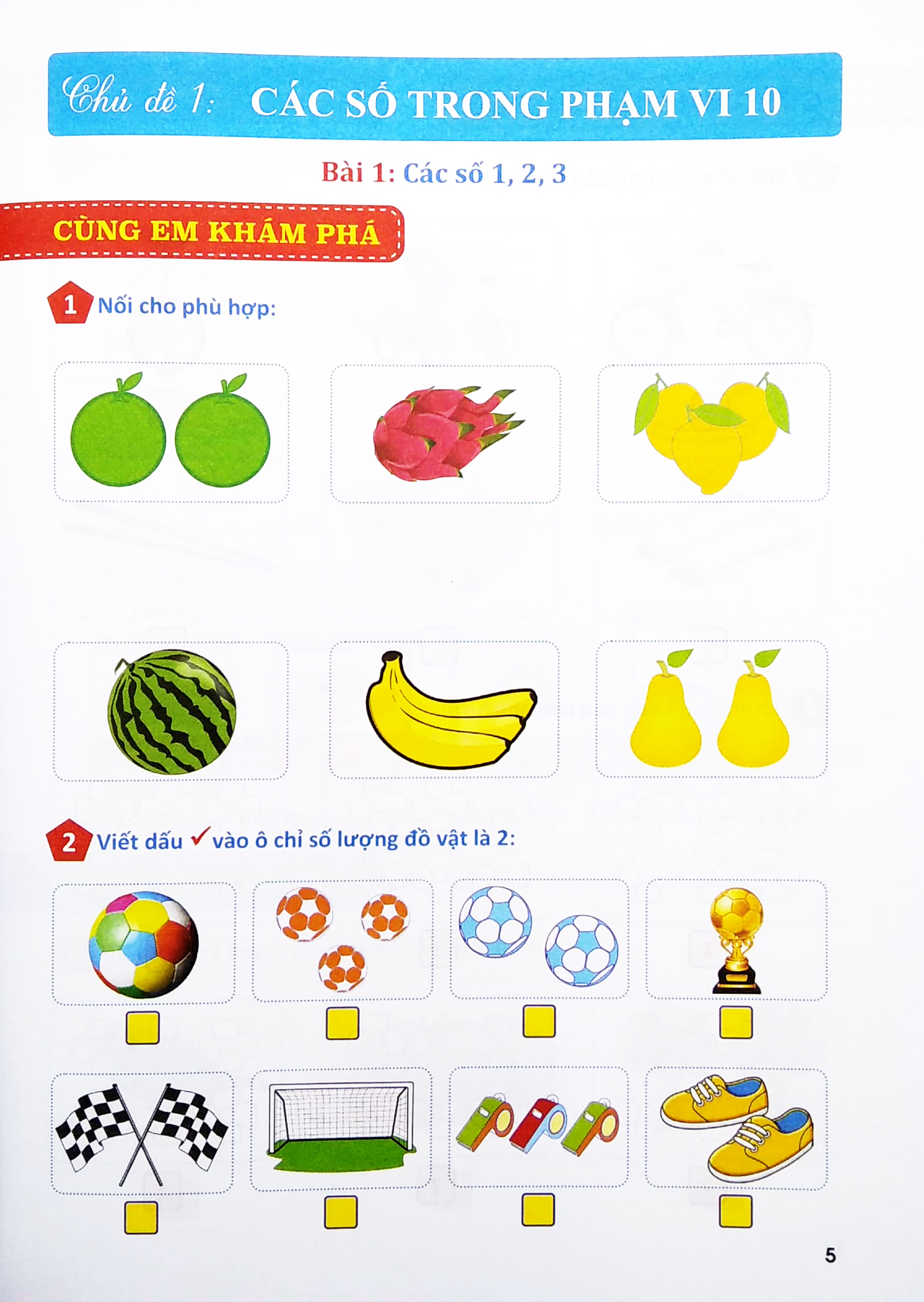 hoạt động trải nghiệm sáng tạo toán 1 - Ảnh 5