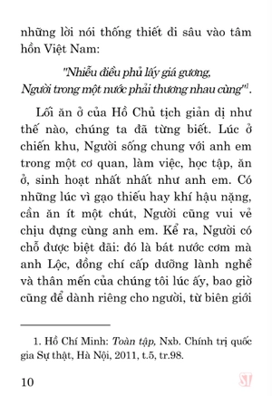 học chủ tịch hồ chí minh - chúng ta học gì (xuất bản lần thứ mười) - Ảnh 7
