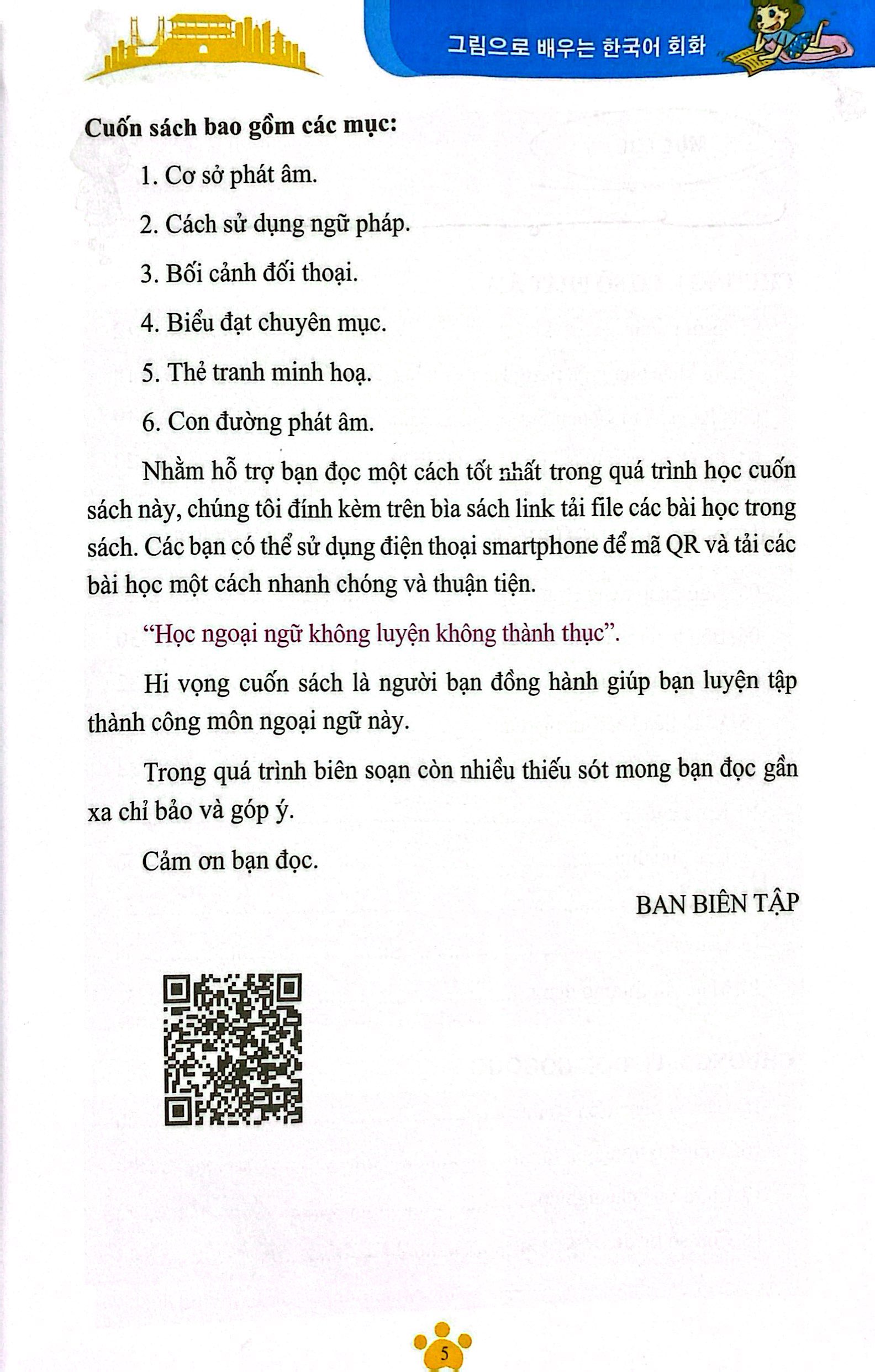 học giao tiếp tiếng hàn qua tranh - Ảnh 4