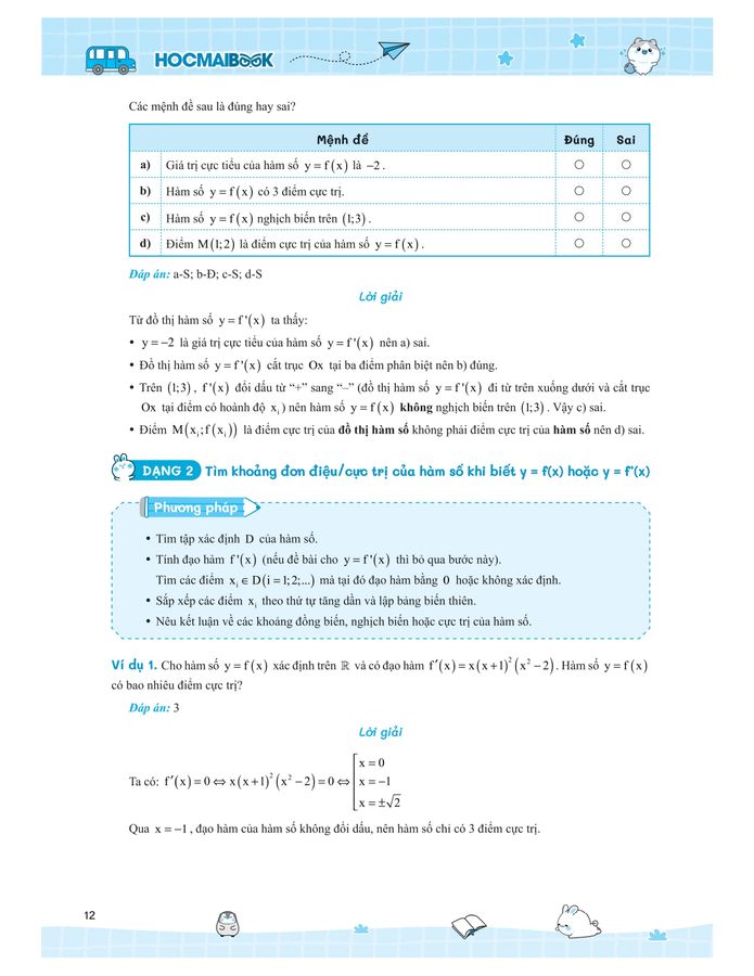 học giỏi toàn diện toán-lí-hóa lớp 12 (theo chương trình gdpt mới) (tái bản 2024) - Ảnh 12