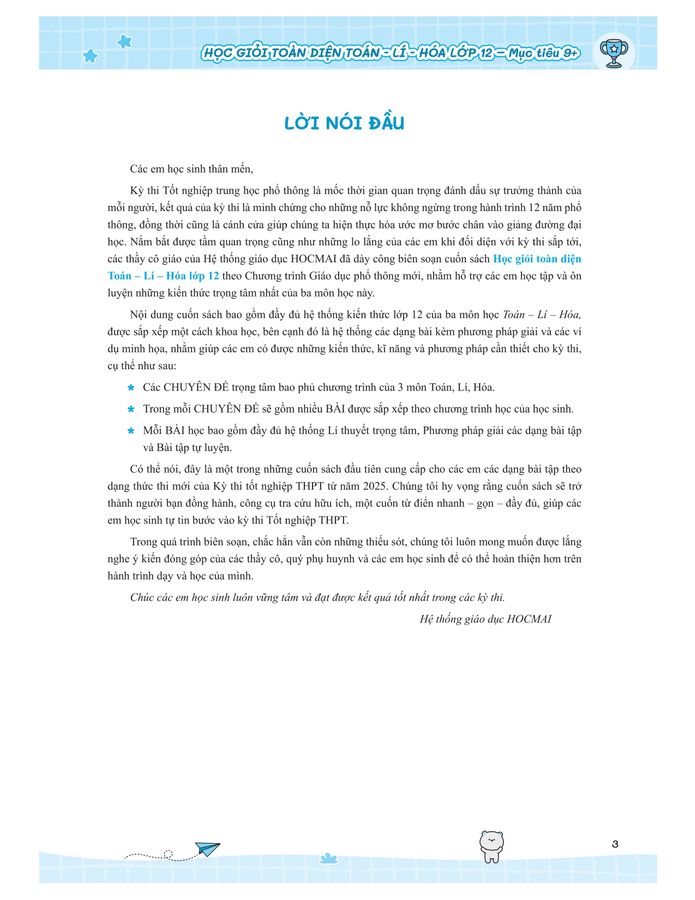học giỏi toàn diện toán-lí-hóa lớp 12 (theo chương trình gdpt mới) (tái bản 2024) - Ảnh 4