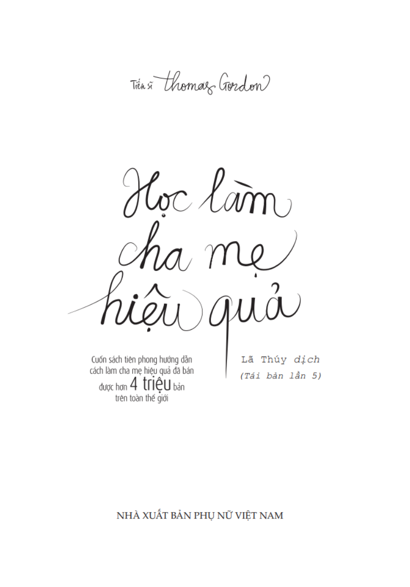 Học Làm Cha Mẹ Hiệu Quả (Tái Bản 2025) - Ảnh 3