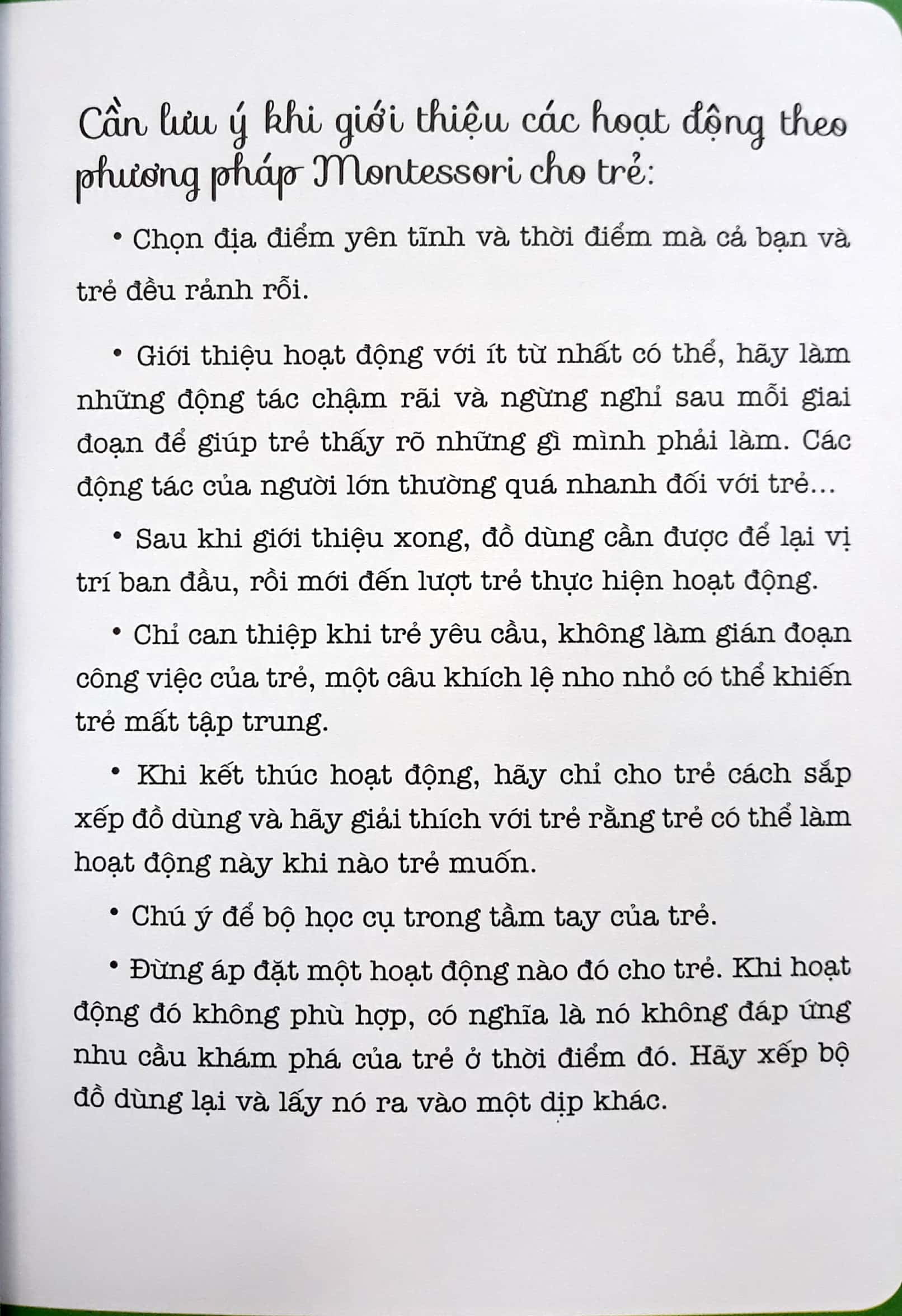 học montessori để dạy trẻ theo phương pháp montessori - 100 hoạt động montessori: cha mẹ nên chuẩn bị cho trẻ tập đọc và viết như thế nào? - Ảnh 8