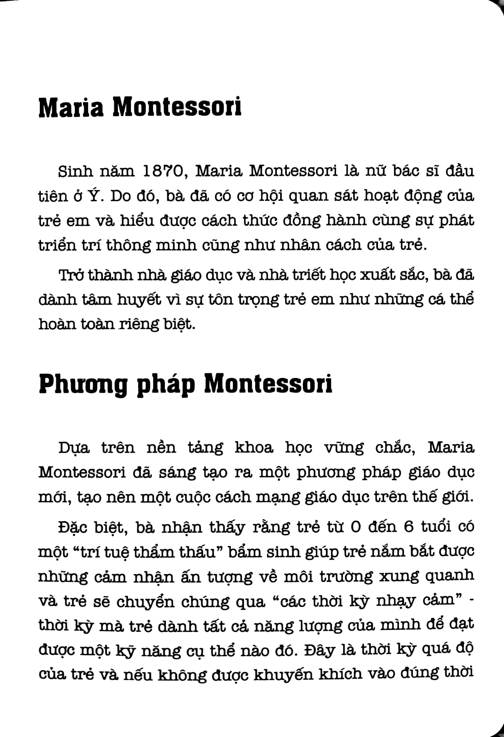 học montessori để dạy trẻ theo phương pháp montessori - 60 hoạt động montessori giúp trẻ trưởng thành: chờ con lớn thì đã muộn - Ảnh 8