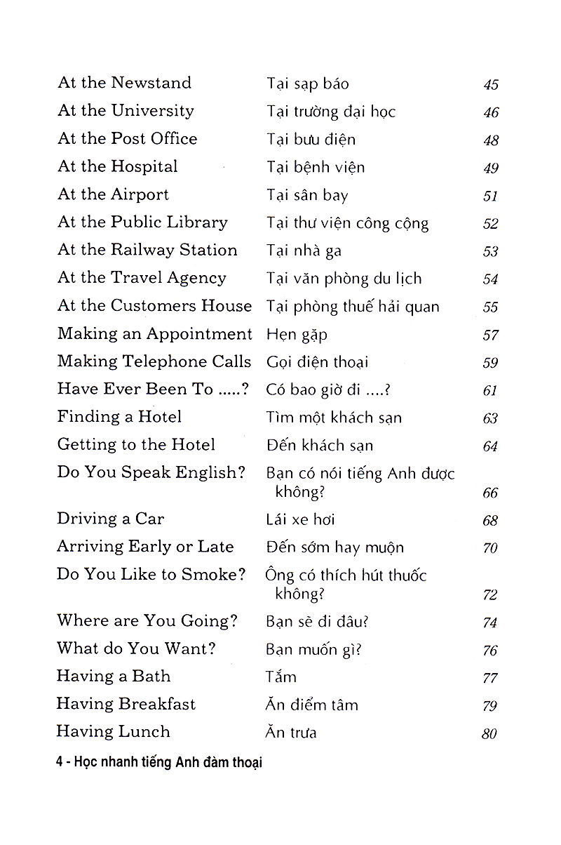 học nhanh tiếng anh đàm thoại - sách bỏ túi - Ảnh 5
