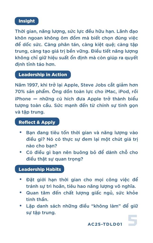 Học Tập Để Dẫn Đầu - Tư Duy Lãnh Đạo - Ảnh 13