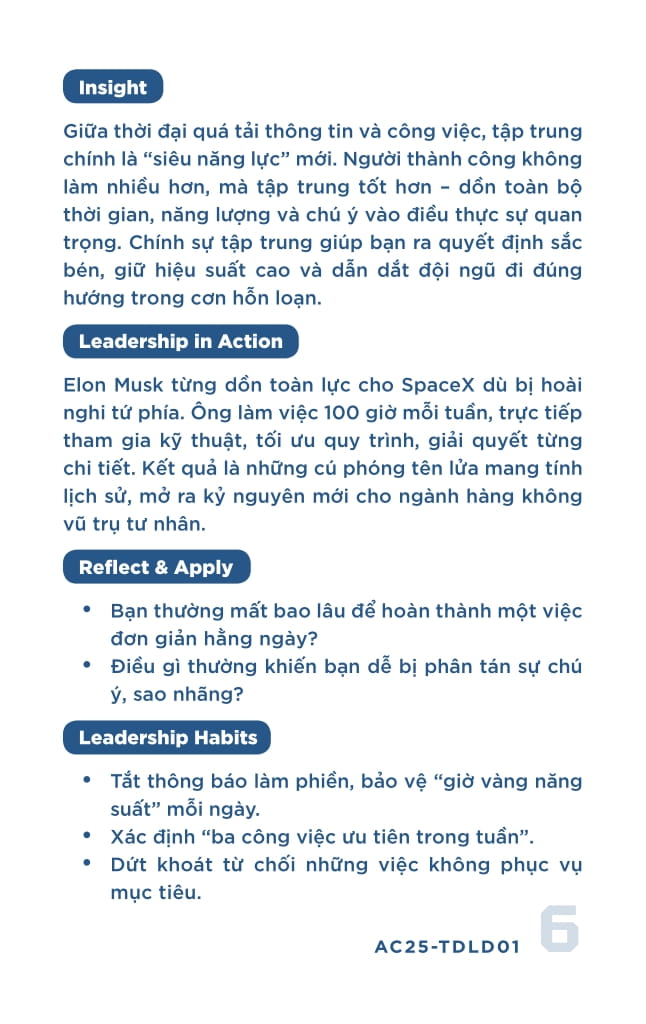 Học Tập Để Dẫn Đầu - Tư Duy Lãnh Đạo - Ảnh 15