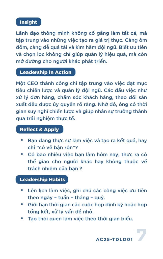 Học Tập Để Dẫn Đầu - Tư Duy Lãnh Đạo - Ảnh 17