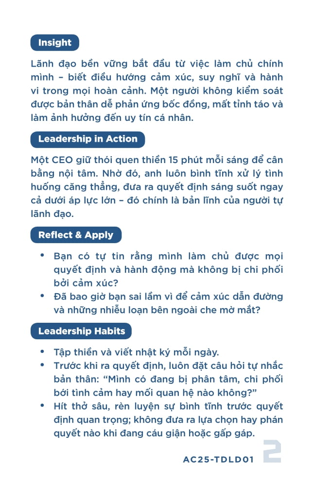 Học Tập Để Dẫn Đầu - Tư Duy Lãnh Đạo - Ảnh 7