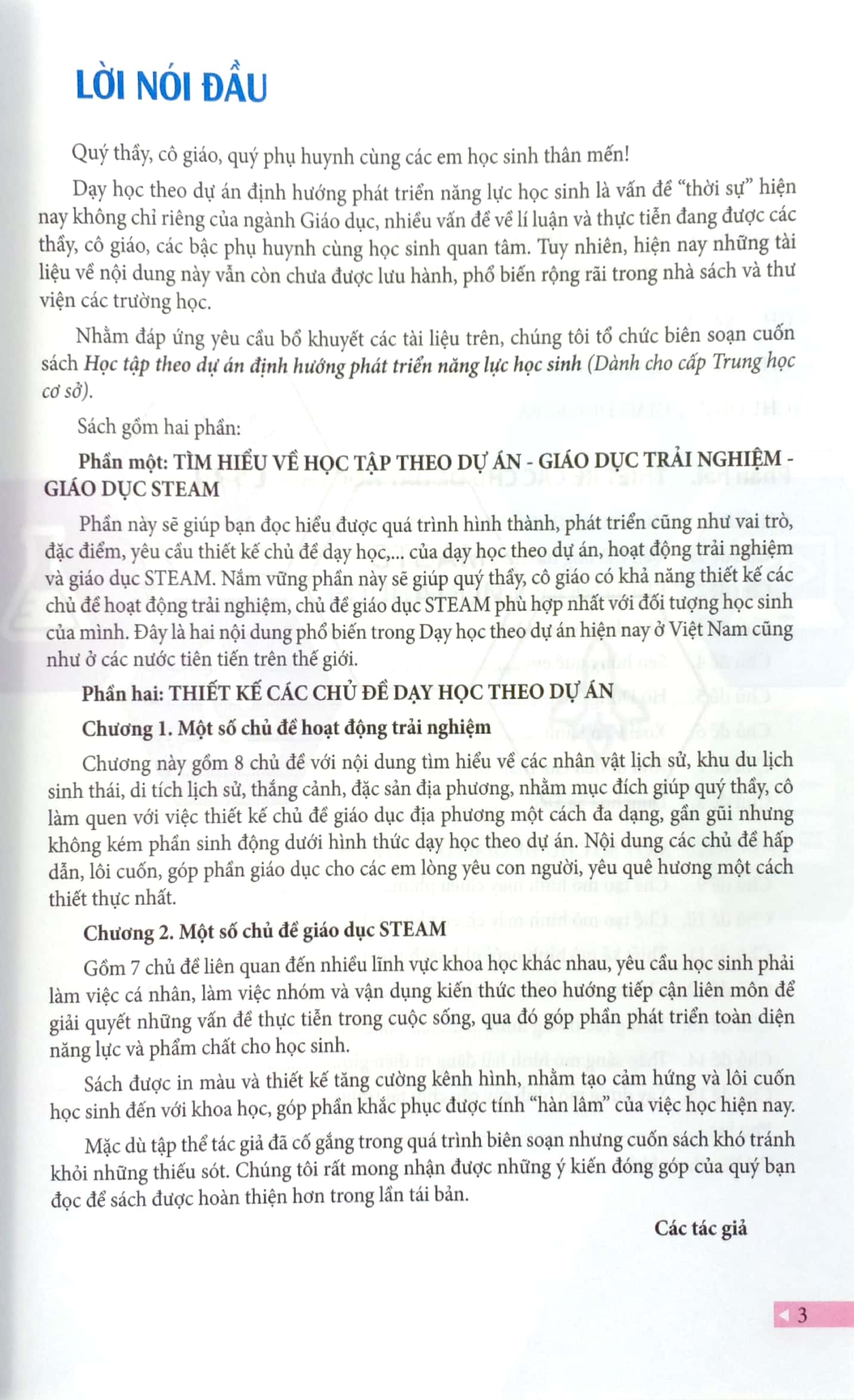 học tập theo dự án định hướng phát triển năng lực học sinh - dành cho cấp thcs - Ảnh 3