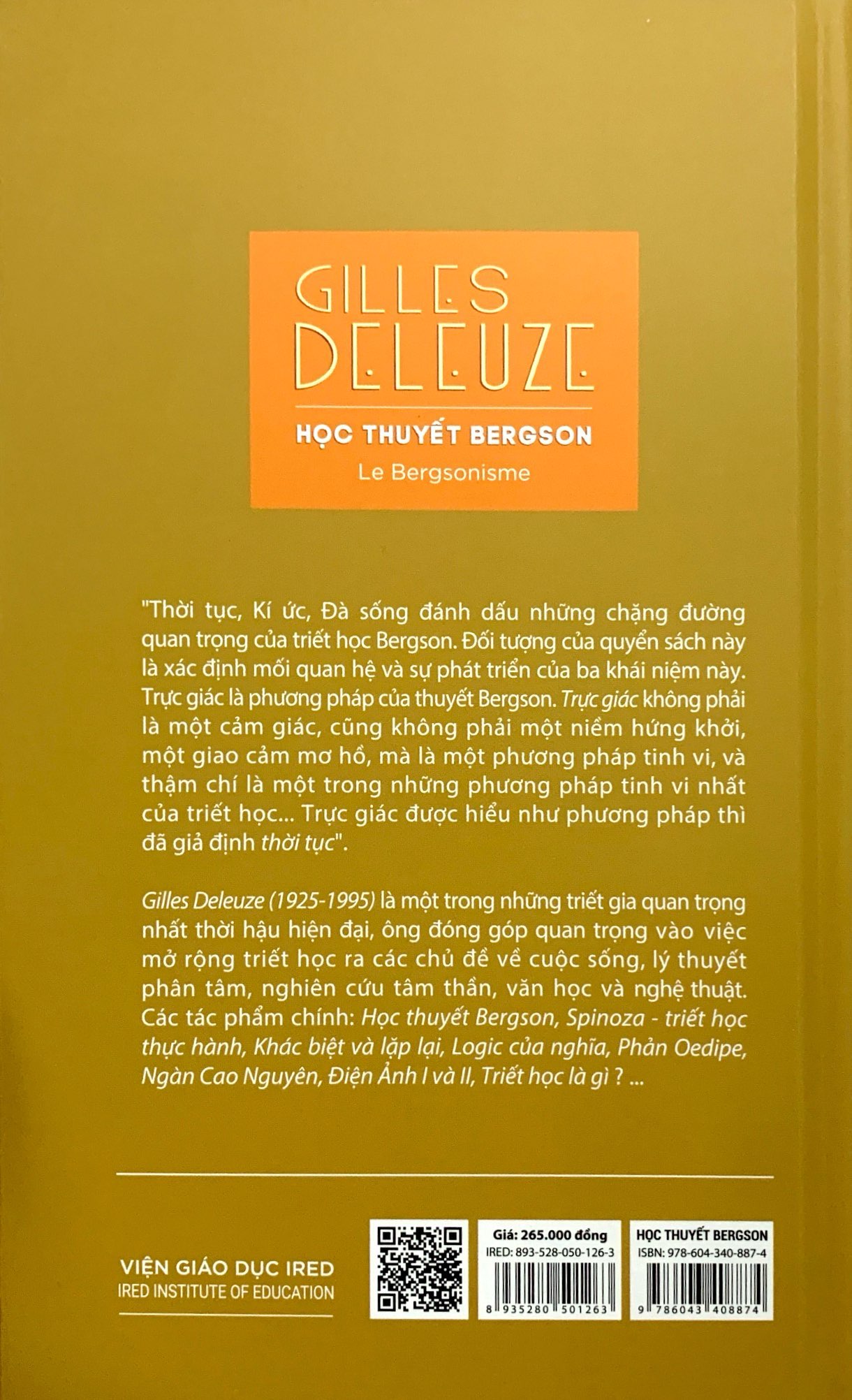 học thuyết bergson - bìa cứng - Ảnh 10