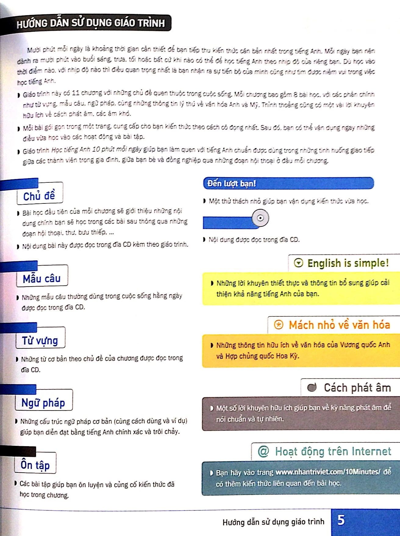 học tiếng anh 10 phút mỗi ngày (kèm cd) - Ảnh 2