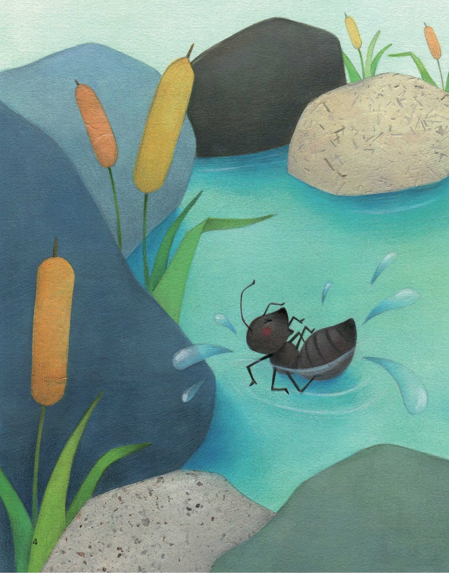 học tiếng anh cùng truyện ngụ ngôn aesop - kiến và bồ câu - the ant and the dove - Ảnh 5