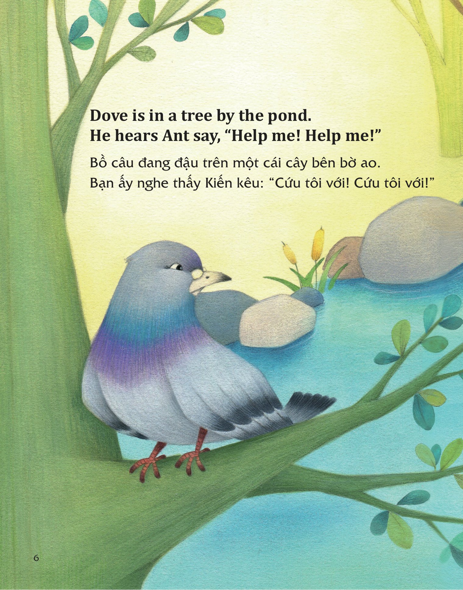 học tiếng anh cùng truyện ngụ ngôn aesop - kiến và bồ câu - the ant and the dove - Ảnh 7