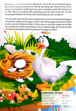 học tiếng anh song ngữ qua truyện cổ tích - vịt con xấu xí - Ảnh 3