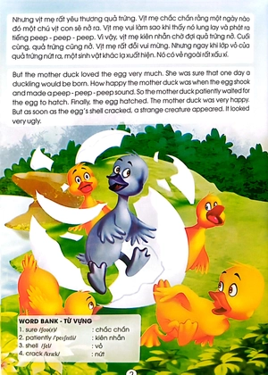 học tiếng anh song ngữ qua truyện cổ tích - vịt con xấu xí - Ảnh 4