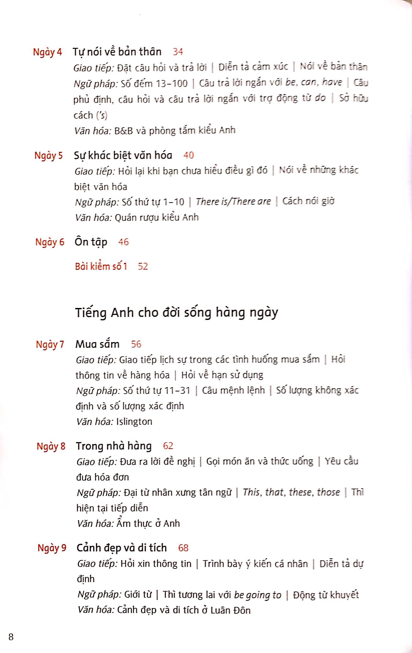 học tiếng anh trong 30 ngày (kèm cd) - Ảnh 7