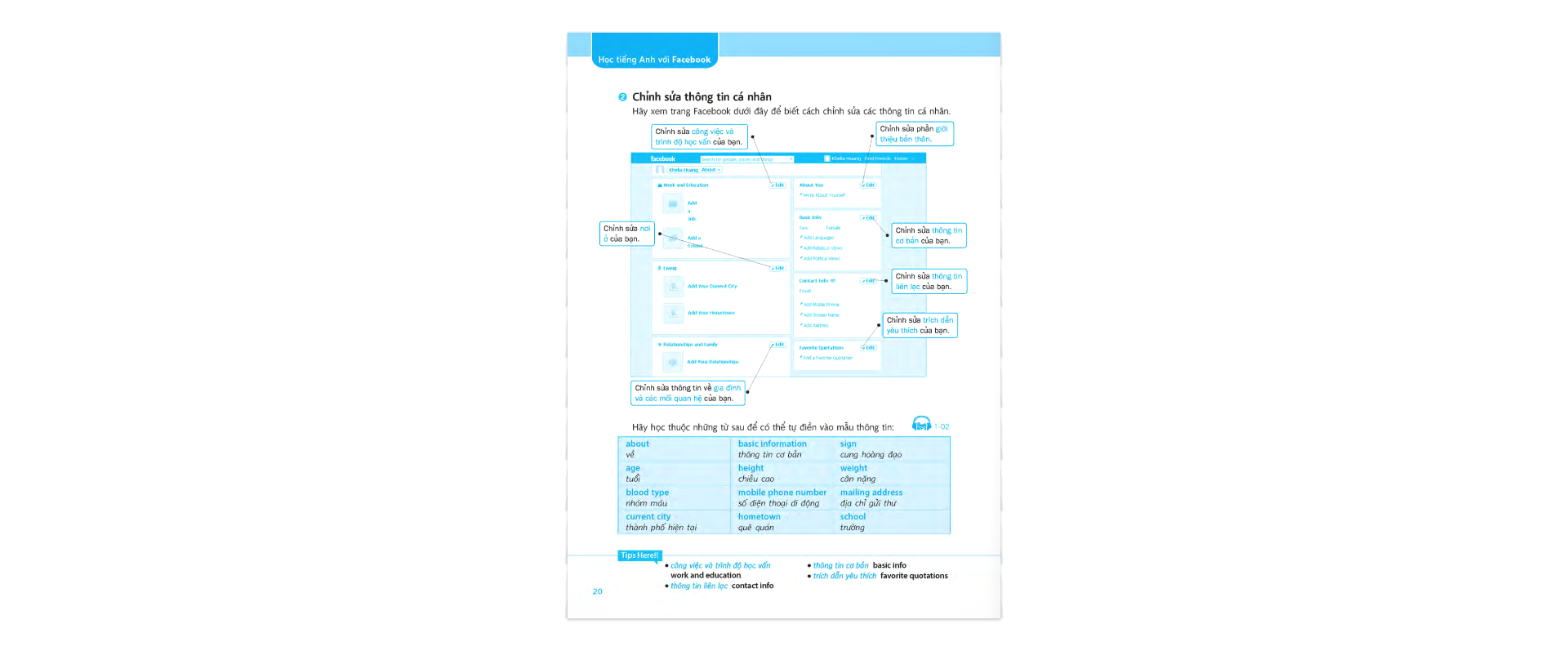 học tiếng anh với facebook (cd) - Ảnh 10
