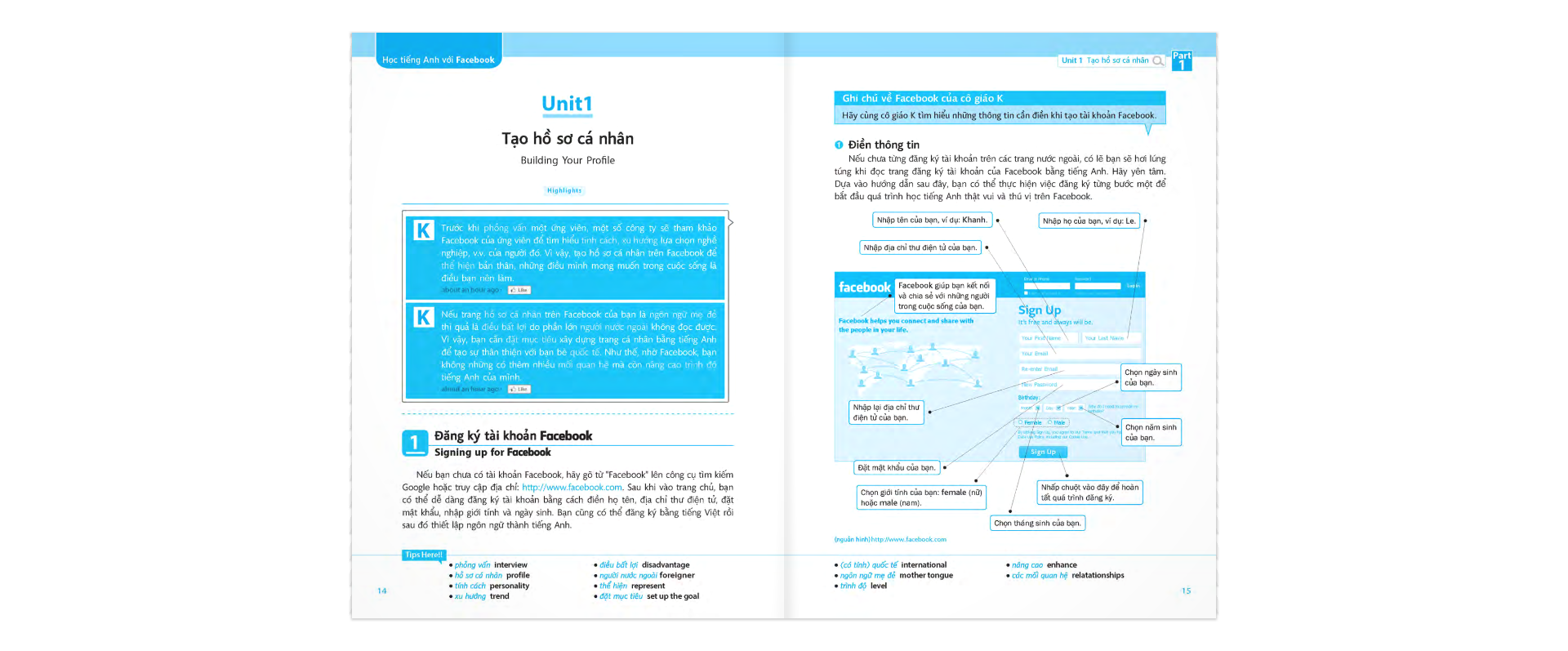 học tiếng anh với facebook (cd) - Ảnh 7