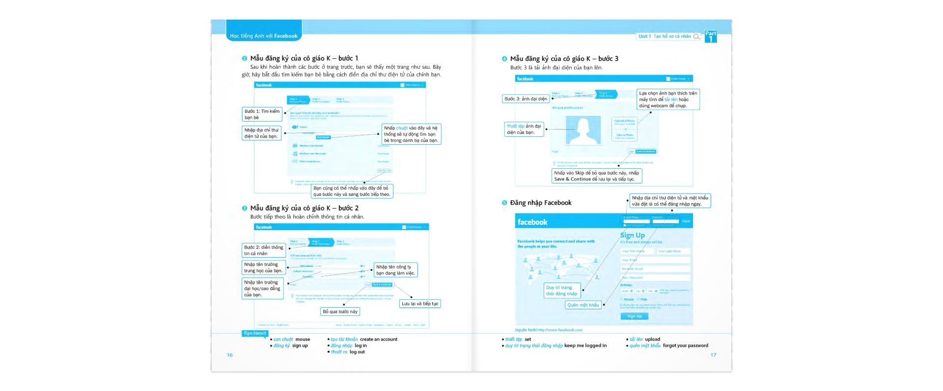 học tiếng anh với facebook (cd) - Ảnh 8