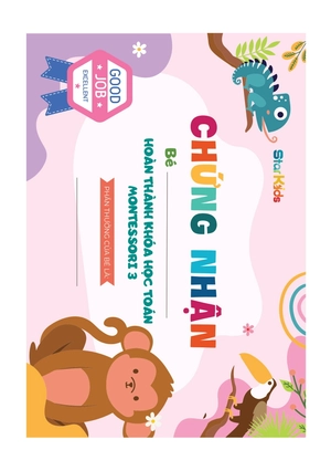 học toán montessori - tập 3 - Ảnh 9