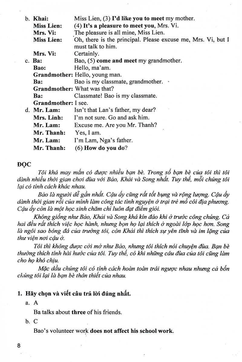 học tốt tiếng anh 8 - Ảnh 9