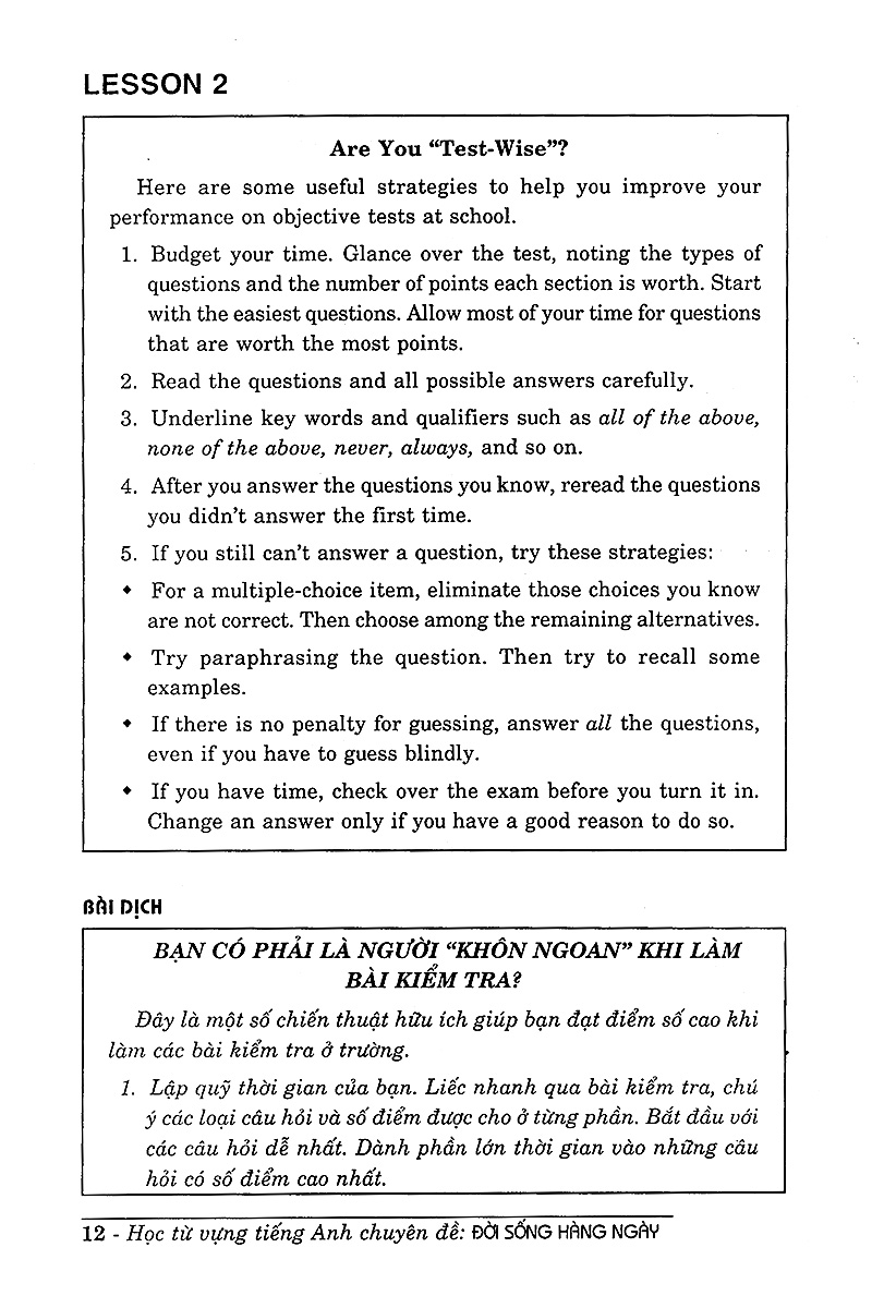học từ vựng tiếng anh chuyên đề đời sống hằng ngày - Ảnh 9