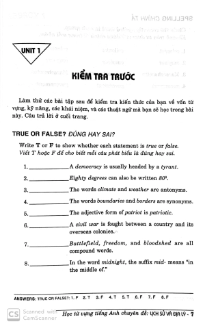 học từ vựng tiềng anh - lịch sử và địa lý - Ảnh 4