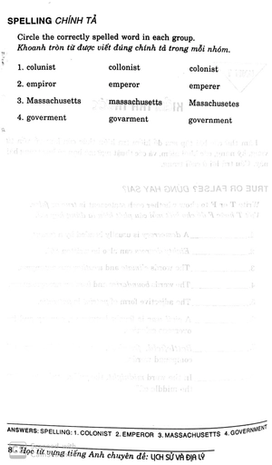 học từ vựng tiềng anh - lịch sử và địa lý - Ảnh 5