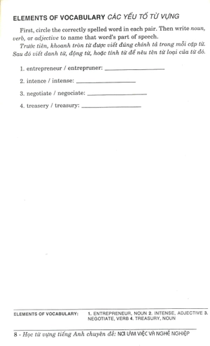 học từ vựng tiềng anh - nơi làm việc và nghề nghiệp - Ảnh 5