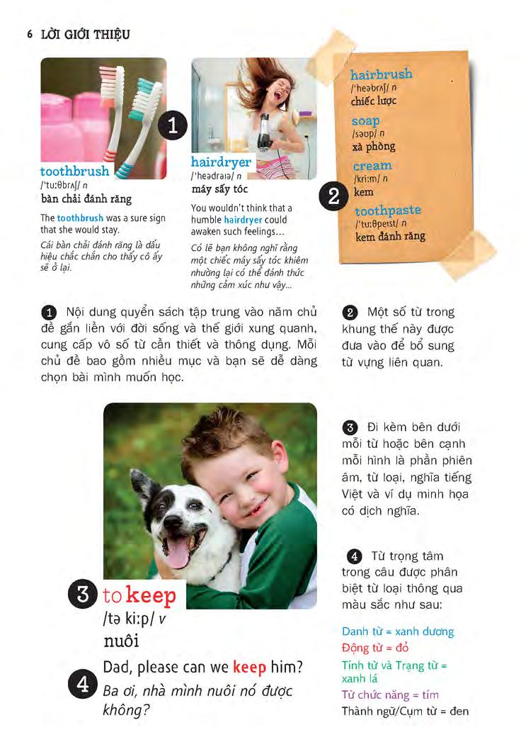 học tự vựng tiếng anh qua hình và ví dụ minh họa - Ảnh 6
