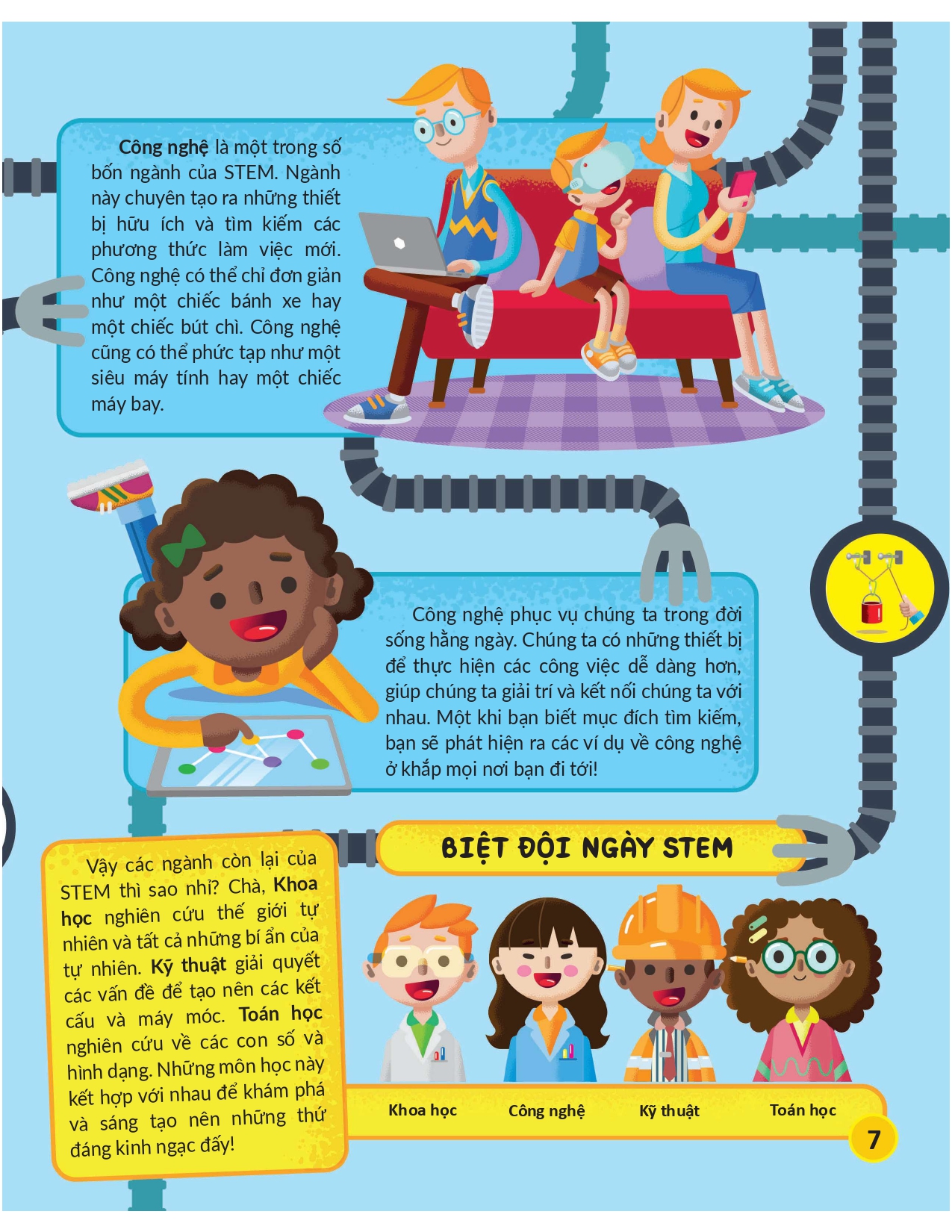 học và thực hành stem đơn giản - công nghệ - 60 bài thực hành bổ ích - Ảnh 7