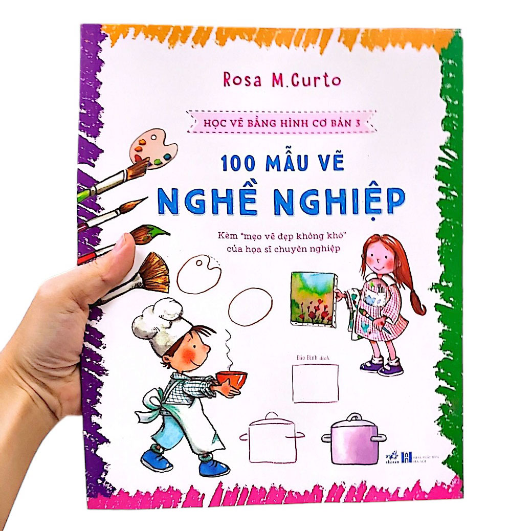 học vẽ bằng hình cơ bản 3 - 100 mẫu vẽ nghề nghiệp - Ảnh 10