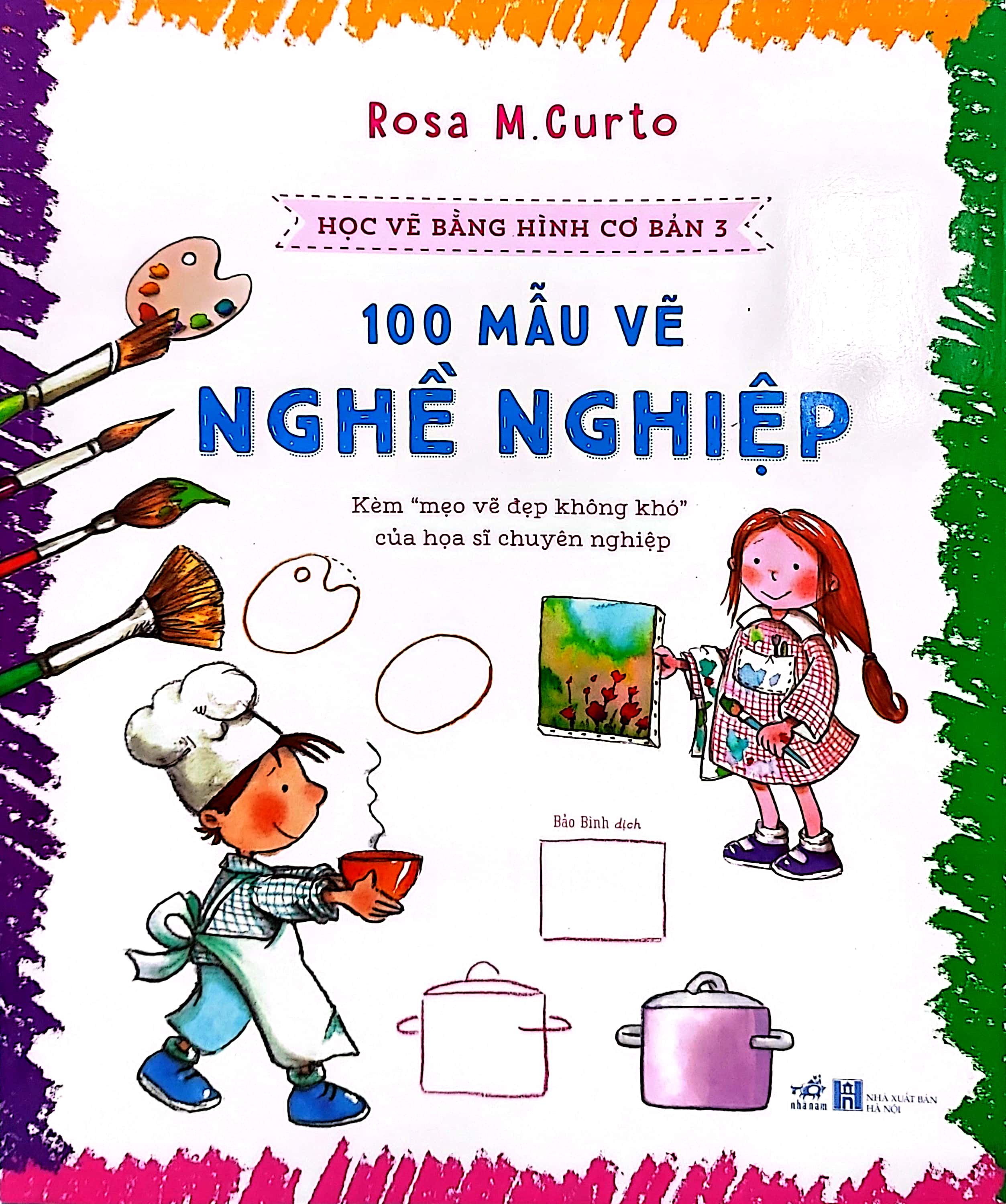 học vẽ bằng hình cơ bản 3 - 100 mẫu vẽ nghề nghiệp - Ảnh 2