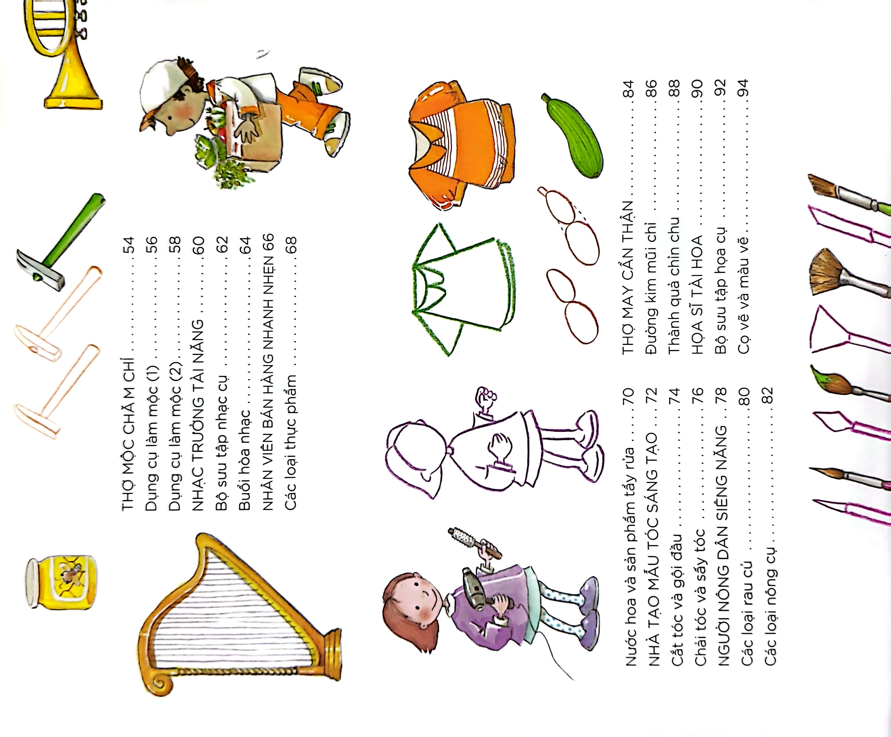 học vẽ bằng hình cơ bản 3 - 100 mẫu vẽ nghề nghiệp - Ảnh 4